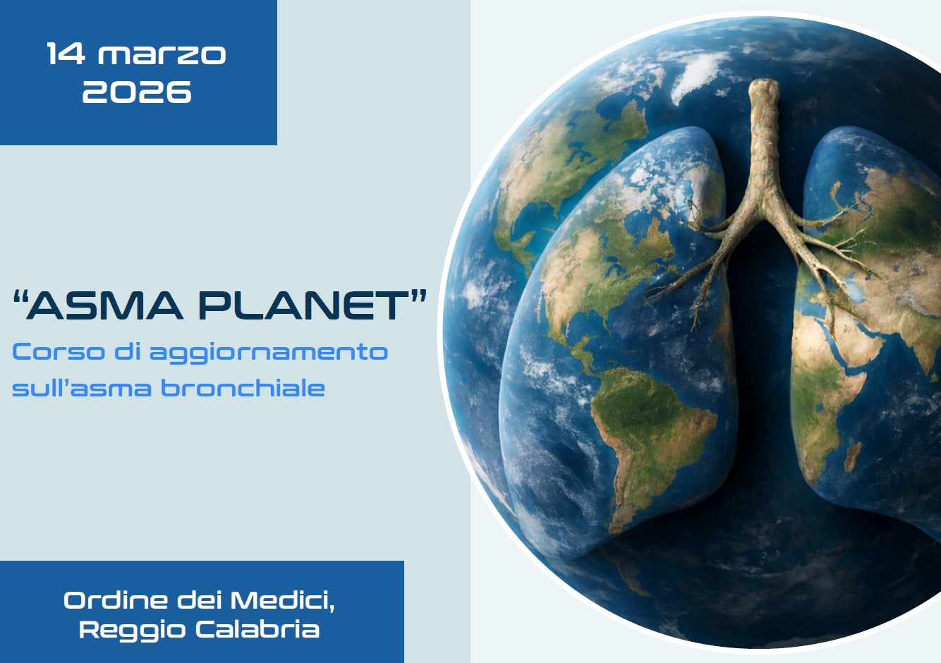 ASMA PLANET CORSO DI AGGIORNAMENTO SULL’ASMA BRONCHIALE