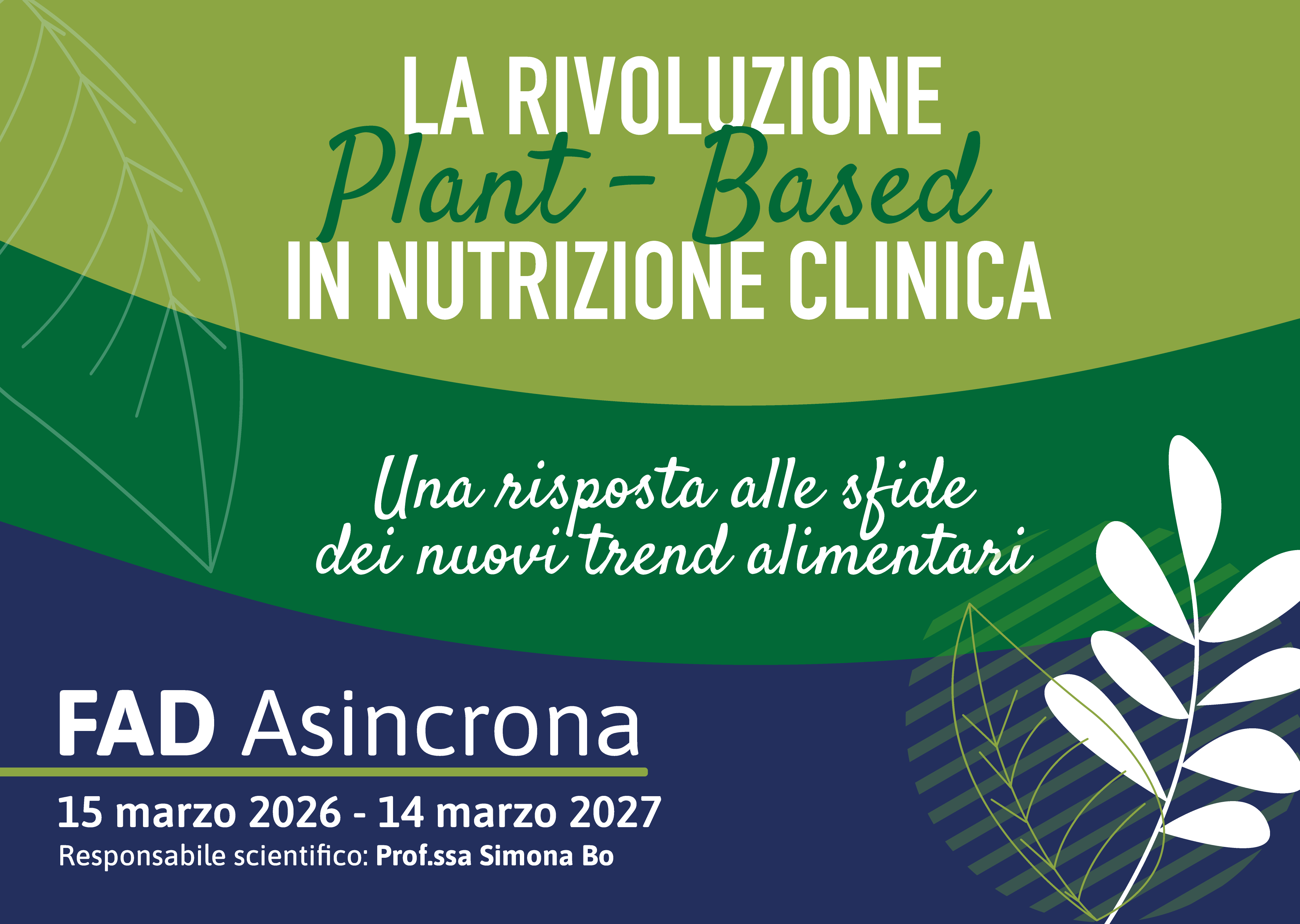 LA RIVOLUZIONE PLANT-BASED IN NUTRIZIONE CLINICA: UNA RISPOSTA ALLE SFIDE DEI NUOVI TREND ALIMENTARI