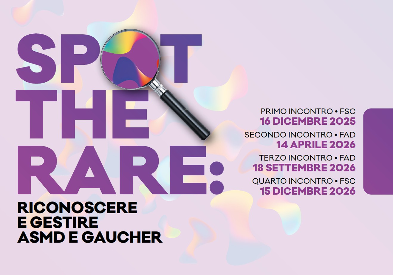 SPOT THE RARE: RICONOSCERE E GESTIRE ASMD E GAUCHER