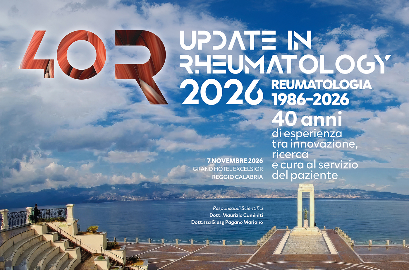 UPDATE IN RHEUMATOLOGY 2026. REUMATOLOGIA 1986–2026: 40 ANNI DIESPERIENZA TRA INNOVAZIONE, RICERCA E CURA AL SERVIZIO DEL PAZIENTE
