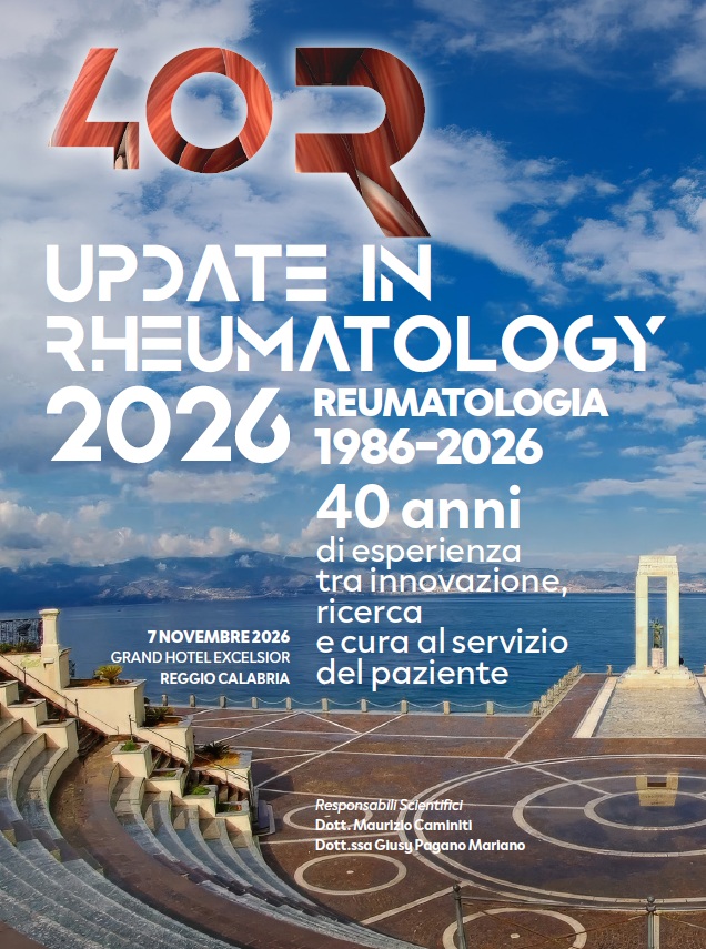 UPDATE IN RHEUMATOLOGY 2026. REUMATOLOGIA 1986–2026: 40 ANNI DIESPERIENZA TRA INNOVAZIONE, RICERCA E CURA AL SERVIZIO DEL PAZIENTE